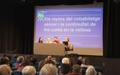 Presentación de «Cures en la convivència de persones grans», fruto del trabajo de relatoría que Lluvi Farré ha hecho en el grupo de cohousing senior Can 70 (Sostre Cívic)